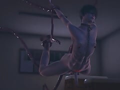 Yaoi Femboy - Trap Sissy licking ass and anal with creampie