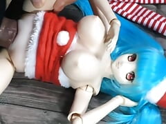 I fucked my Christmas Barbie girl sex doll