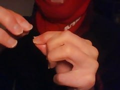 BONUS - special nails biting livecam on december,18,2017