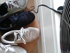 Cum in sneakers of hot 18 year old blonde girl(cum wasted)