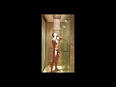 Sexy stud under the shower