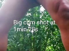 Piss and wank in the woods