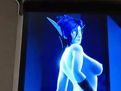 cum tribute for wow character