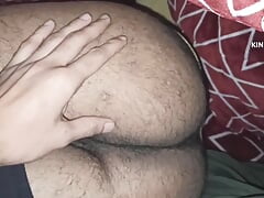 My straight desi sexy freind big Hairy ass first time i open his pant