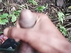 Desi Indian gay musturbation big cock at forest 18