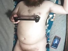 Uncle Likes to Play his Switch Laying on his back