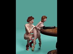 a tanned tranny granny fuck a gorgeous twink in 3d cartoon