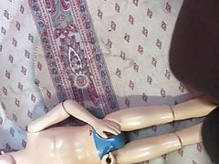 Me jacking off over 18-year-old Twink doll