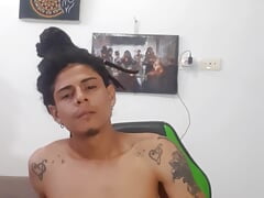 Colombia Twink Boy Wanking His Nice Dick III