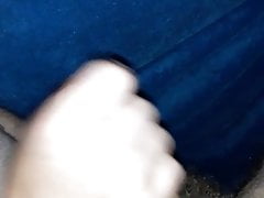 Gf gives me a handjob under the blanket