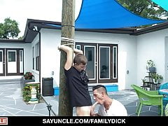 Nephew Gets Tied Up And Fucked By Step-Uncle