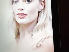 Margot Robbie Cum Facial #1