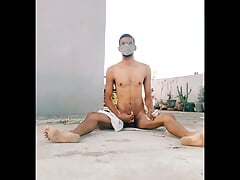 Sexy Tamil adult men cumshot in public