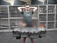 Playing Drums with my Penis