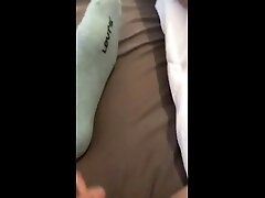 cumshot compilation on my feet and my ped socks