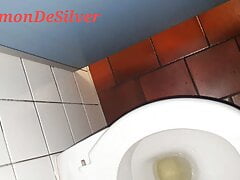 Master Ramon fulfills a slave's wish in a public toilet and he was then allowed to lick everything clean, why not