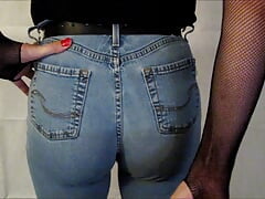 crossdresser jeans fetish