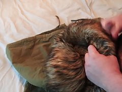 Topshop Fur Hood Parka - Wank - Play - Cum-shot on Fur!