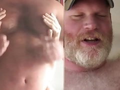 Big nipples on big daddies