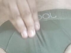 Bulge Beneath Underwear Semi Erected Penis