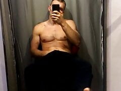 A Russian MALE Humiliates You in the Fitting Room and ENDS up on the mirror! Dirty talk! Foot Fetish
