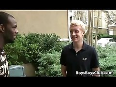 Black On Boys - Black Muscular Dude Fuck White Skinny Gay Boy 09