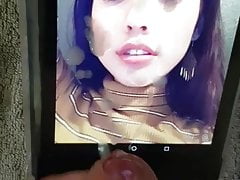 Cumtribute on pretty face