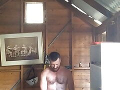 Cumming In The Back Shed