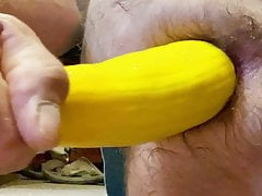 Stuffing my ass with a squash slo mo 4