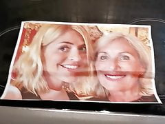 Holly Willoughby cum tribute 159 with Mum