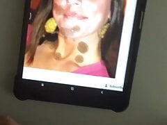 Cumtribute for BrunetteCumTits