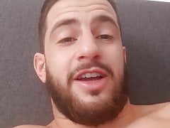 handsome guy in bed gives positive ASMR encouragement