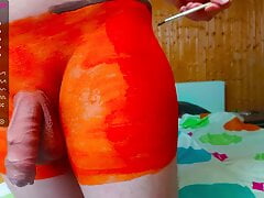 paint shorts on me