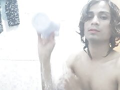 Full nude body showing in bathroom India desi cross dresser village shemal gay