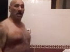 Hairy Turkish dad and his thick cock