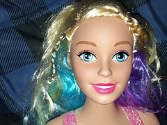 Cum On Barbie Styling Head 4