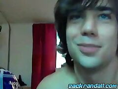 Hung jock Zack Randall masturbates and cums in private video