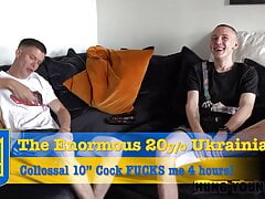 10 Enormous 19yr Ukrainian fat large colossal cock fucks-ME4hrs