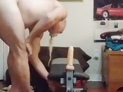 Twelve minutes of anal self pleasuring. It's long enough but tell me who's measuring. Buckin bronco style goin buck wild.