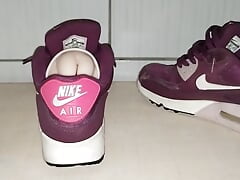 fucking and cumming on my wife's nike air max 90 sneakers using the fleshlight part 1