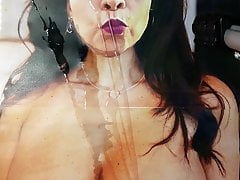 Big Boobed cumslut Johanna covered with cum, pee & love