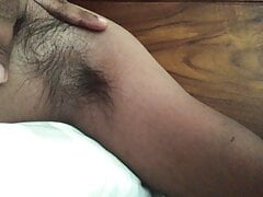Black boy's hairy armpits