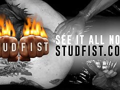 Tatted FFisting Bottom Teddy Bryce Takes Fists for Studfist