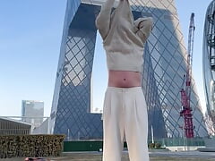 Beijing or naked Holger striptease