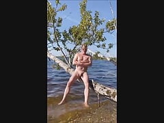 Naked at Lake