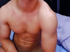 Russian Handsome Boy Cums Twice,4 Fingers In His Bubble Ass