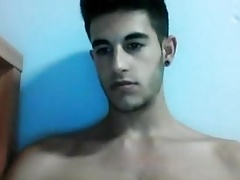 Spanish Handsome Boy With Round Fit Ass,Big Cock On Cam