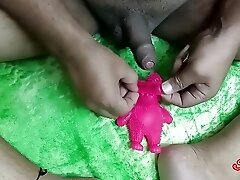 Masturbation in Soft Toys and Give Finger in My Anal