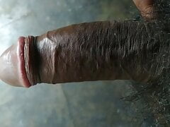 Opening Indian hairy cock pink head
