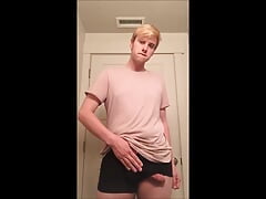 Blonde Twink Cums & Shows off Tight Hole